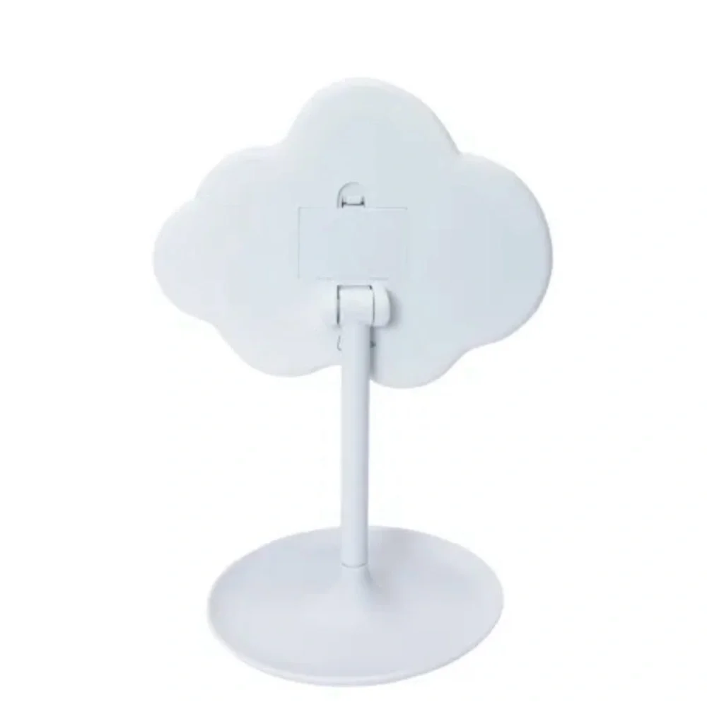 Cloud-Shaped LED Vanity Mirror - White